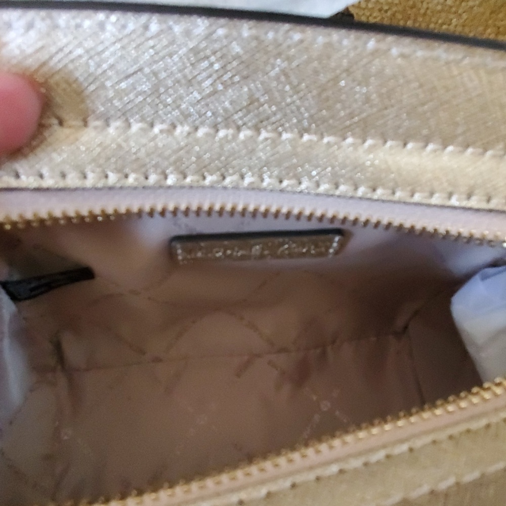 Michael Kors Mini Selma Gold Studded Crossbody bag - Picture 3 of 8